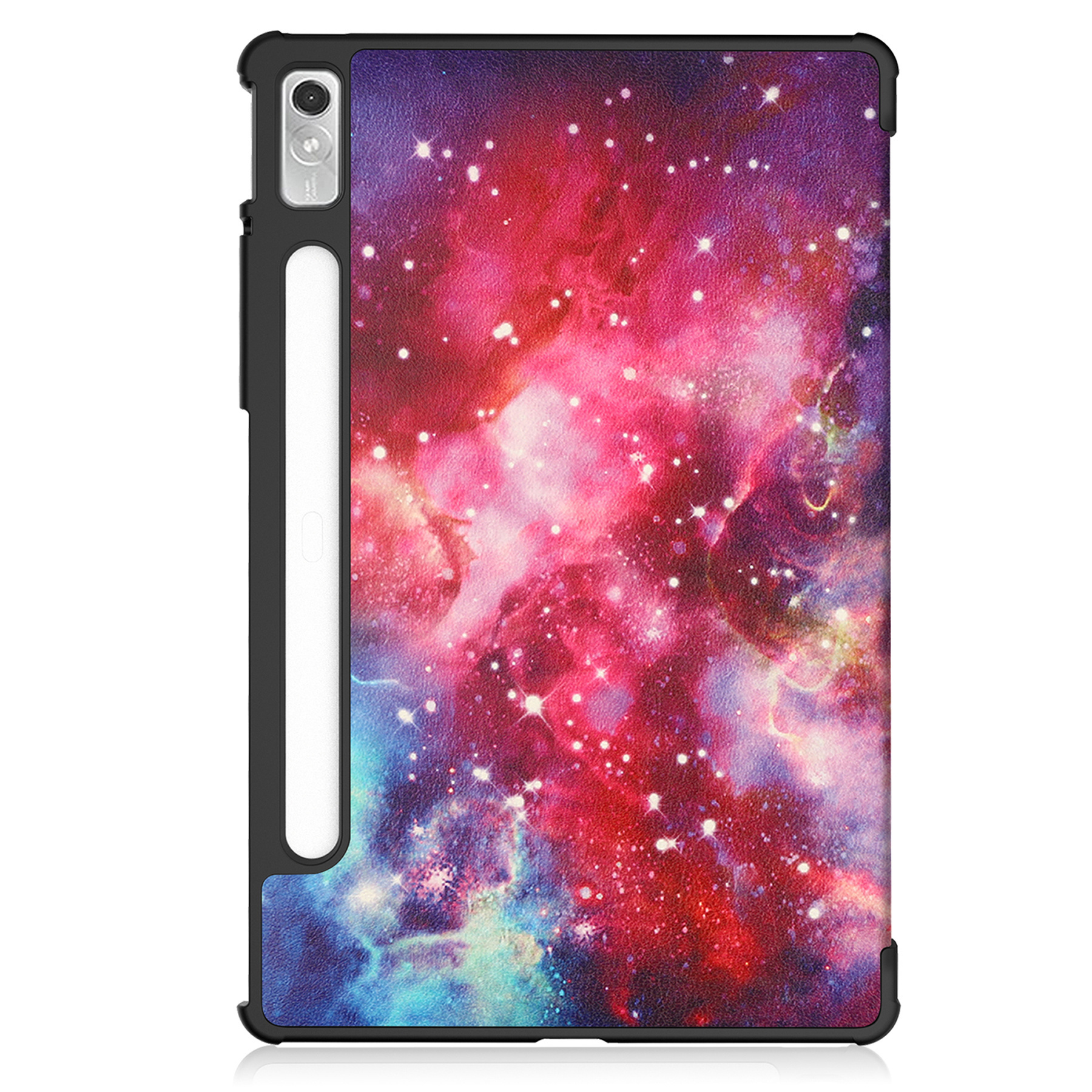 NoXx Hoesje Geschikt voor Lenovo Tab P11 Pro Hoesje Case Hard Cover Hoes Book Case Met Uitsparing Geschikt voor Lenovo Pen Met Screenprotector - Galaxy