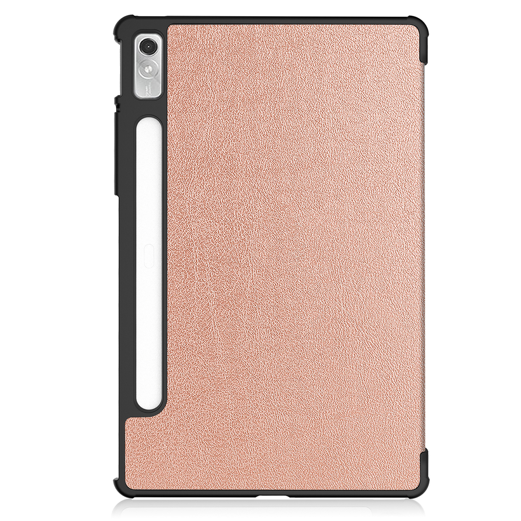 NoXx Hoesje Geschikt voor Lenovo Tab P11 Pro Hoesje Case Hard Cover Hoes Book Case Met Uitsparing Geschikt voor Lenovo Pen Met Screenprotector - Rosé goud