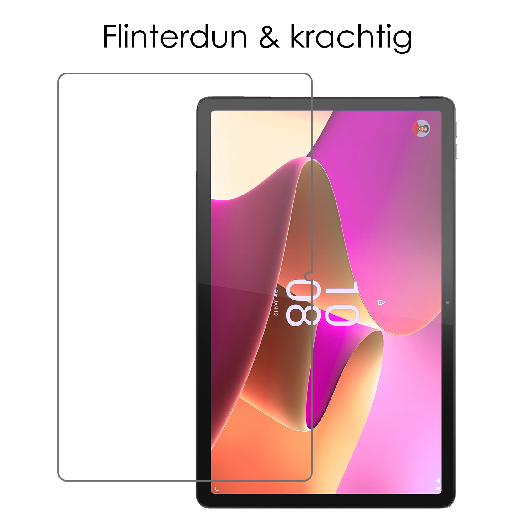 NoXx Hoesje Geschikt voor Lenovo Tab P11 Pro Hoesje Case Hard Cover Hoes Book Case Met Uitsparing Geschikt voor Lenovo Pen Met Screenprotector - Eenhoorn