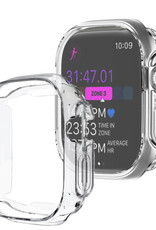 BASEY. Hoes Geschikt voor Apple Watch Ultra Hoesje Siliconen Case - Hoesje Geschikt voor Apple Watch Ultra (49 mm) Hoes - Transparant
