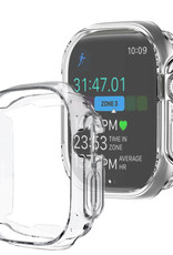Hoes Geschikt Voor Apple Watch Ultra Siliconen Case 49 mm - Geschikt Voor Apple Watch Ultra Hoesje Cover Case - Transparant