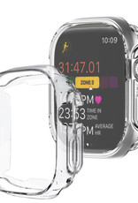 Nomfy Hoesje Geschikt voor Apple Watch Ultra Hoes Siliconen Case Cover - Hoes Geschikt voor Apple Watch Ultra (49 mm) Hoesje - Transparant