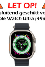 Hoesje Geschikt Voor Apple Watch Ultra Hoes Siliconen Case Cover (49 mm) - Geschikt Voor Apple Watch Ultra Hoesje - Transparant
