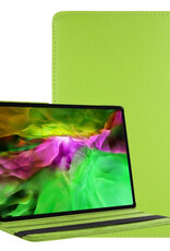 BASEY. Hoesje Geschikt voor Samsung Galaxy Tab A8 Hoes Case Hoesje 360 Draaibaar - Hoes Geschikt voor Samsung Tab A8 Hoesje Cover Draaibaar - Groen