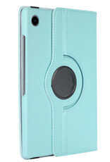 BASEY. Hoesje Geschikt voor Samsung Galaxy Tab A8 Hoes Case Hoesje 360 Draaibaar - Hoes Geschikt voor Samsung Tab A8 Hoesje Cover Draaibaar - Lichtblauw