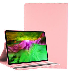 BASEY. BASEY. Samsung Galaxy Tab A8 2021 Hoes Draaibaar - Lichtroze