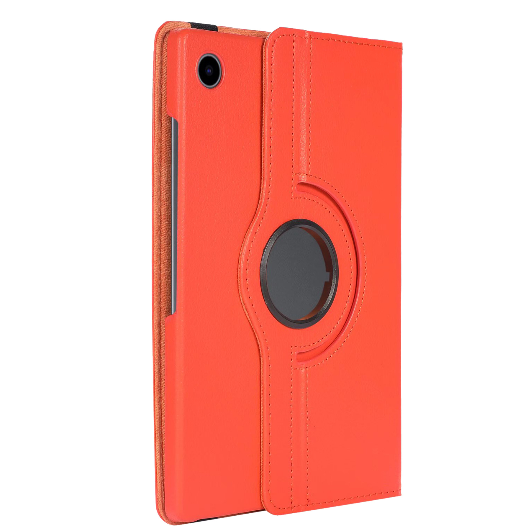 BASEY. Hoesje Geschikt voor Samsung Galaxy Tab A8 Hoes Case Hoesje 360 Draaibaar - Hoes Geschikt voor Samsung Tab A8 Hoesje Cover Draaibaar - Oranje