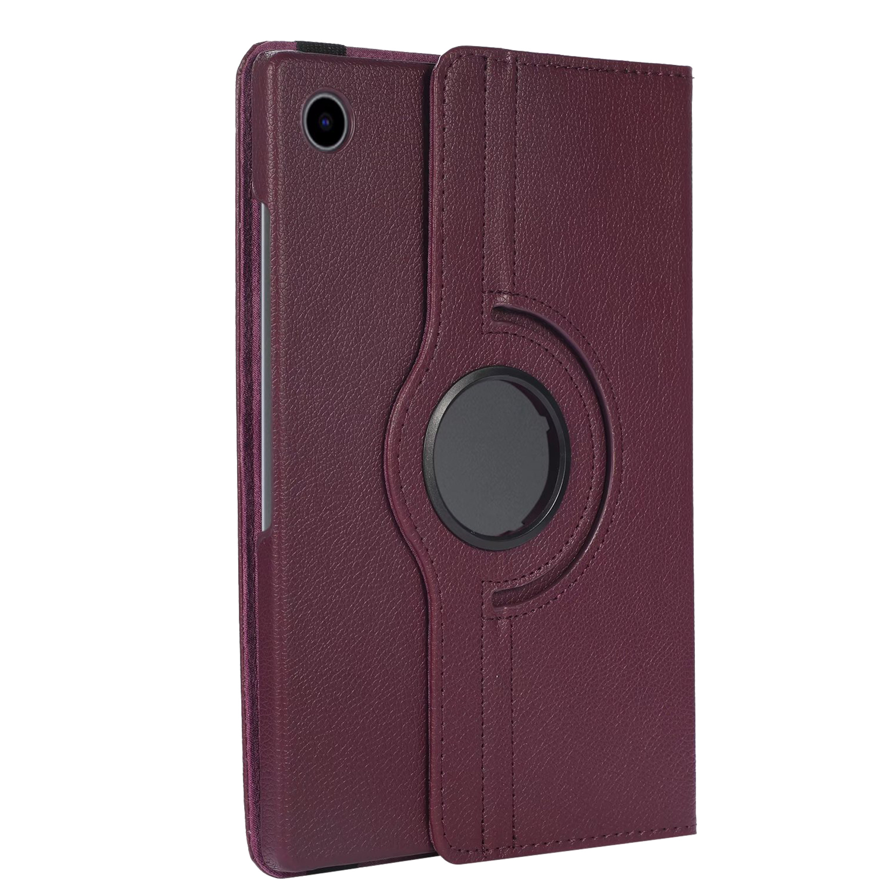 BASEY. Hoesje Geschikt voor Samsung Galaxy Tab A8 Hoes Case Hoesje 360 Draaibaar - Hoes Geschikt voor Samsung Tab A8 Hoesje Cover Draaibaar - Paars