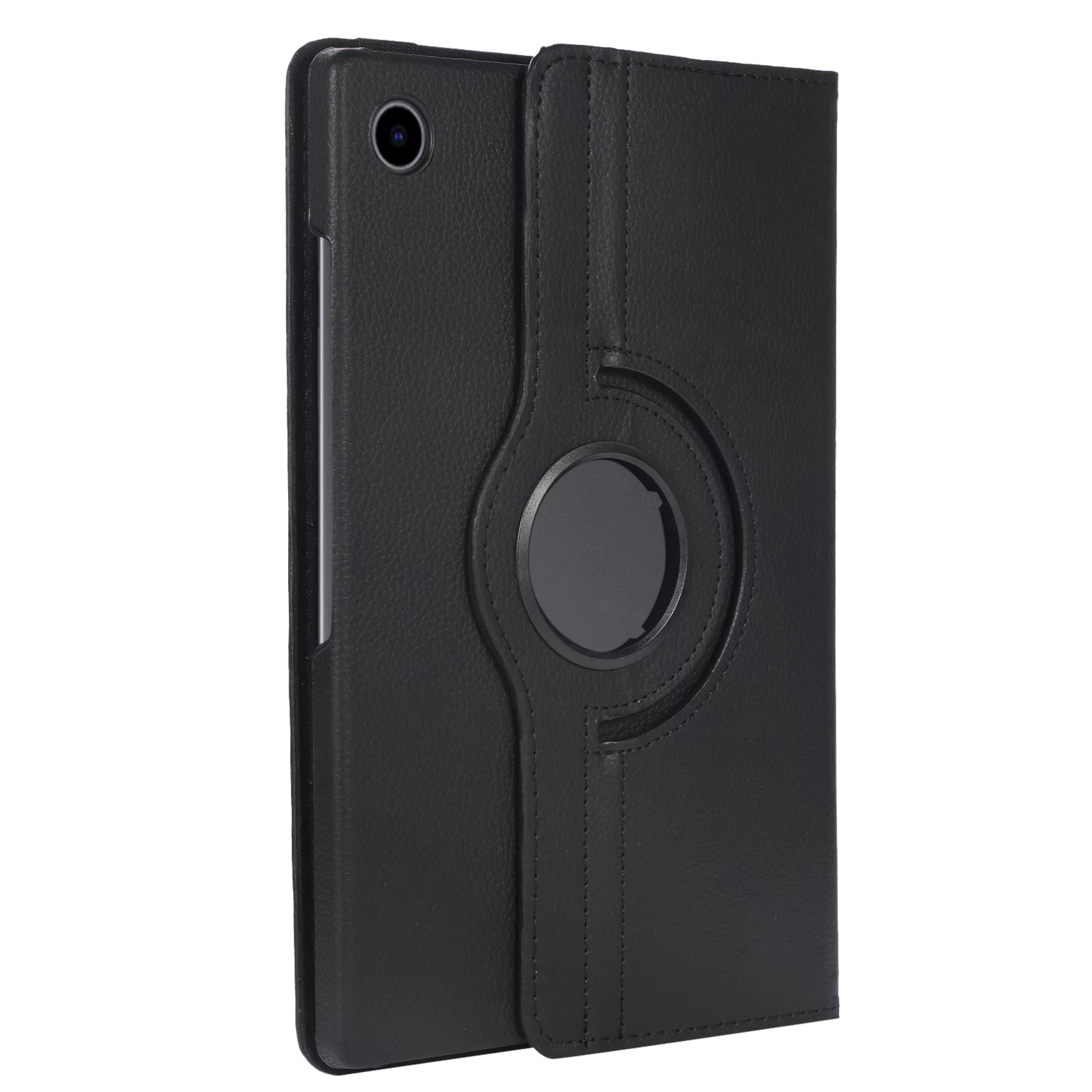 BASEY. Hoesje Geschikt voor Samsung Galaxy Tab A8 Hoes Case Hoesje 360 Draaibaar - Hoes Geschikt voor Samsung Tab A8 Hoesje Cover Draaibaar - Zwart