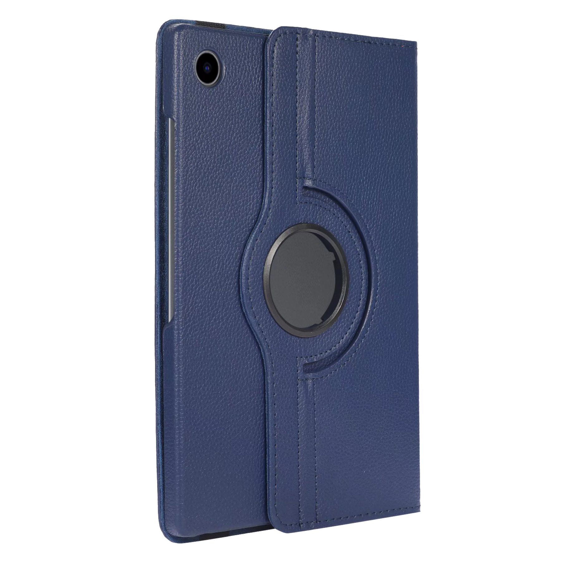 NoXx Hoesje Geschikt voor Samsung Galaxy Tab A8 Hoes Case Hard Cover 360 Draaibaar Hoesje - Donkerblauw