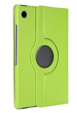 NoXx Samsung Galaxy Tab A8 2021 Hoesje Case Hard Cover 360 Draaibaar - Groen