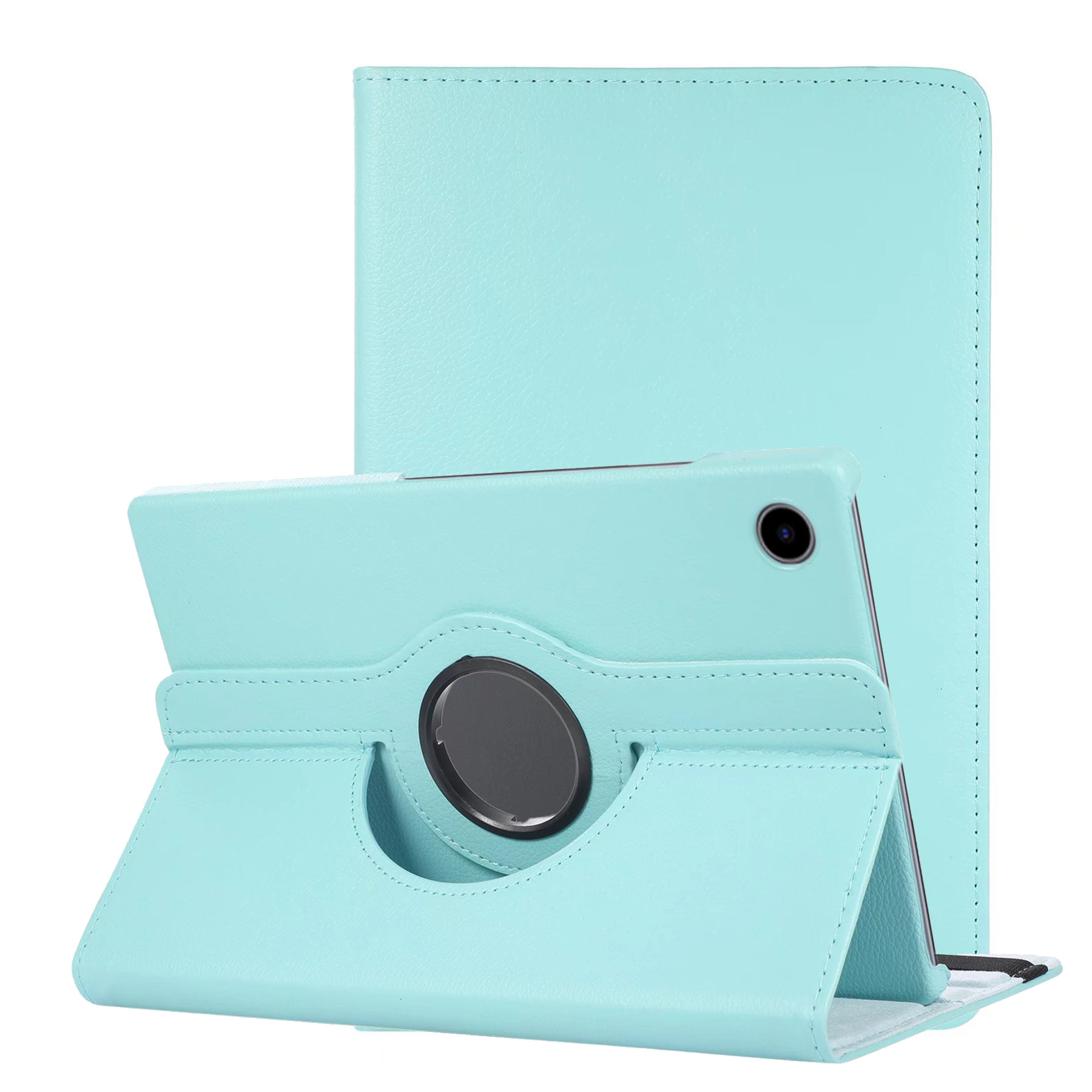 NoXx Hoesje Geschikt voor Samsung Galaxy Tab A8 Hoes Case Hard Cover 360 Draaibaar Hoesje - Lichtblauw