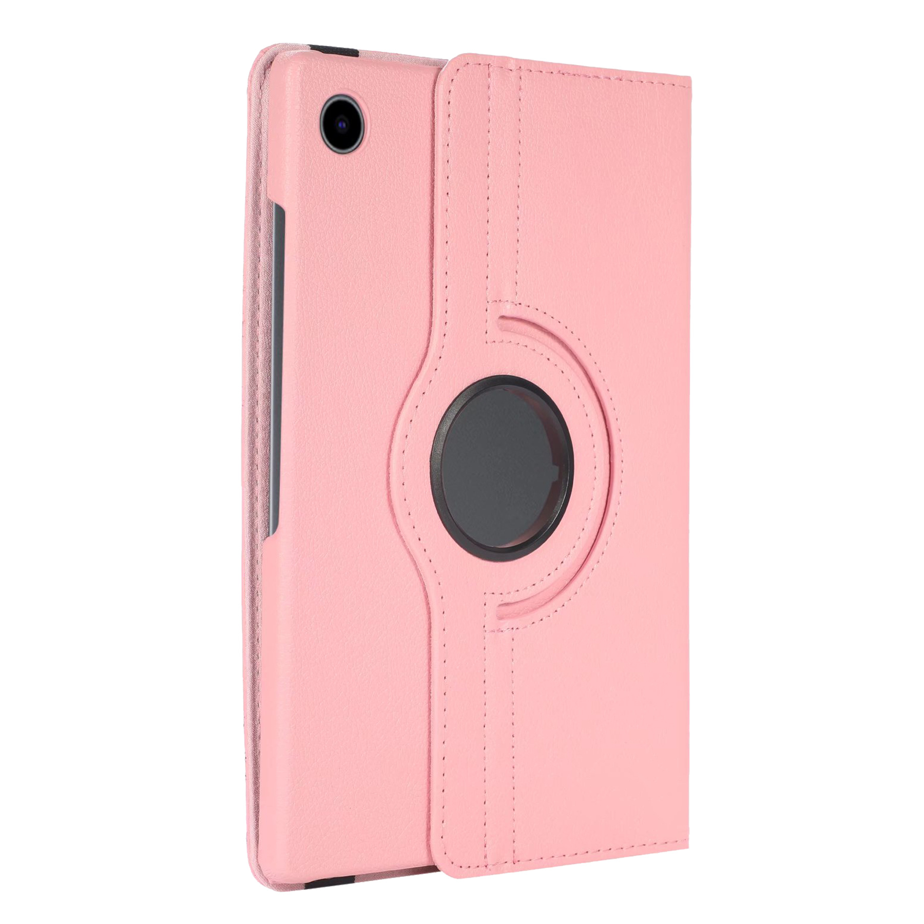 NoXx Hoesje Geschikt voor Samsung Galaxy Tab A8 Hoes Case Hard Cover 360 Draaibaar Hoesje - Lichtroze