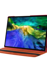 NoXx Hoesje Geschikt voor Samsung Galaxy Tab A8 Hoes Case Hard Cover 360 Draaibaar Hoesje - Oranje