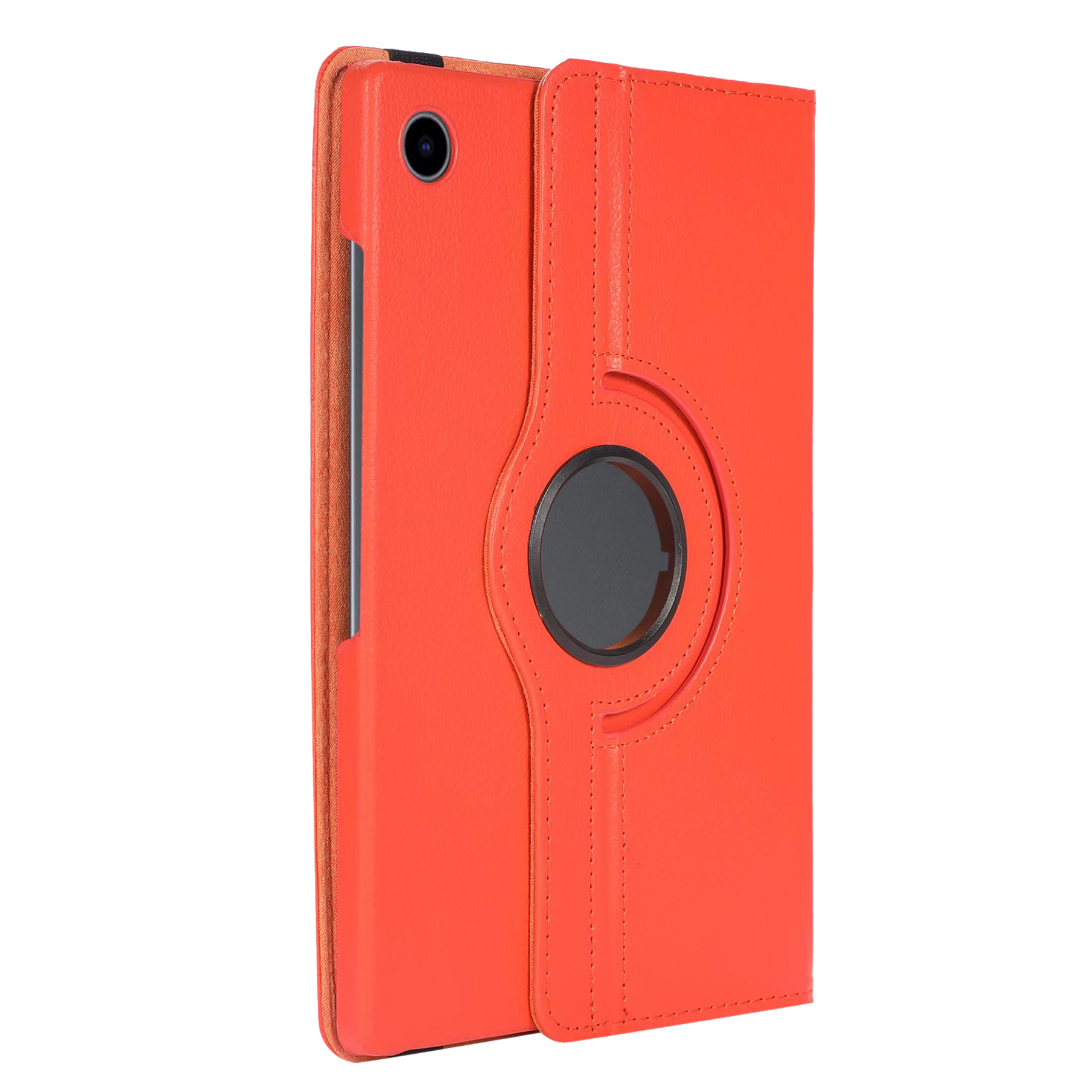 NoXx Hoesje Geschikt voor Samsung Galaxy Tab A8 Hoes Case Hard Cover 360 Draaibaar Hoesje - Oranje