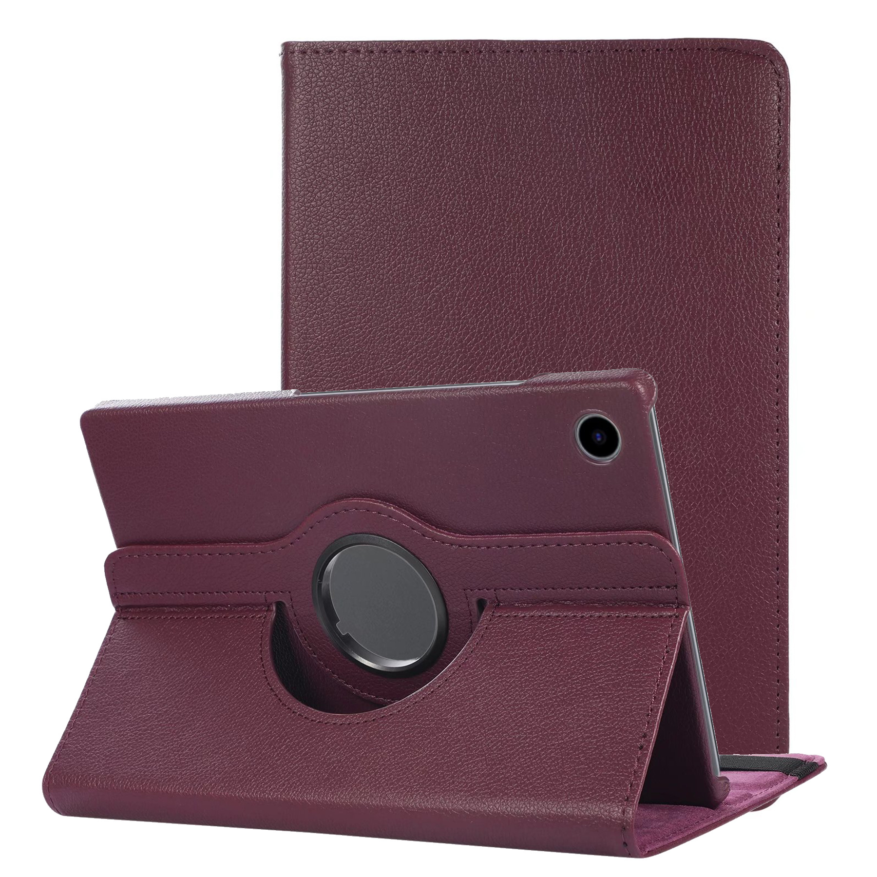 NoXx Hoesje Geschikt voor Samsung Galaxy Tab A8 Hoes Case Hard Cover 360 Draaibaar Hoesje - Paars