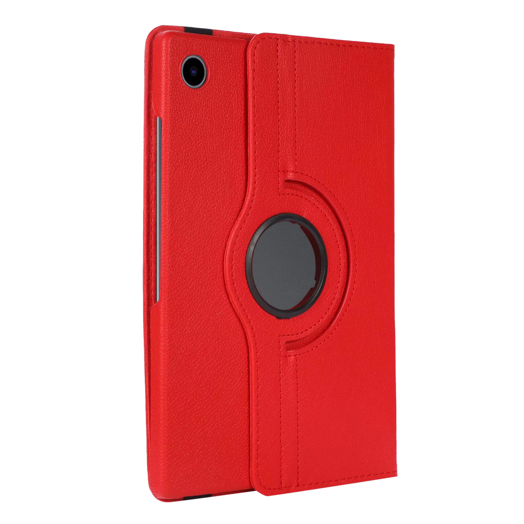 NoXx Hoesje Geschikt voor Samsung Galaxy Tab A8 Hoes Case Hard Cover 360 Draaibaar Hoesje - Rood