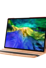 NoXx Hoesje Geschikt voor Samsung Galaxy Tab A8 Hoes Case Hard Cover 360 Draaibaar Hoesje - Rosé goud