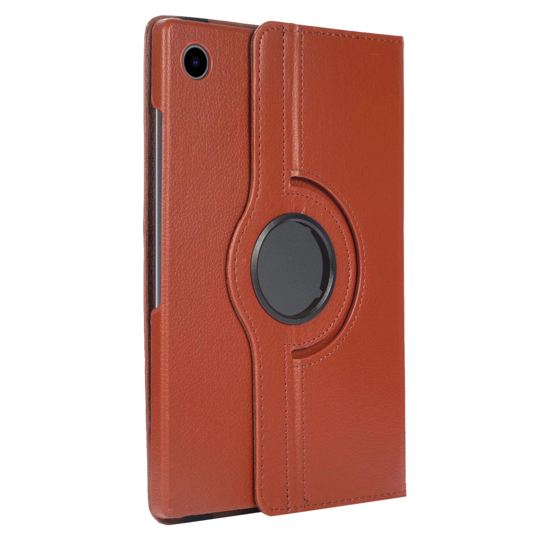 Nomfy Hoes Geschikt voor Samsung Galaxy Tab A8 Hoesje Case Draaibaar 360 graden - Hoesje Geschikt voor Samsung Tab A8 Hoes Draaibaar Hoesje Cover - Bruin