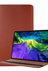 Nomfy Hoes Geschikt voor Samsung Galaxy Tab A8 Hoesje Case Draaibaar 360 graden - Hoesje Geschikt voor Samsung Tab A8 Hoes Draaibaar Hoesje Cover - Bruin