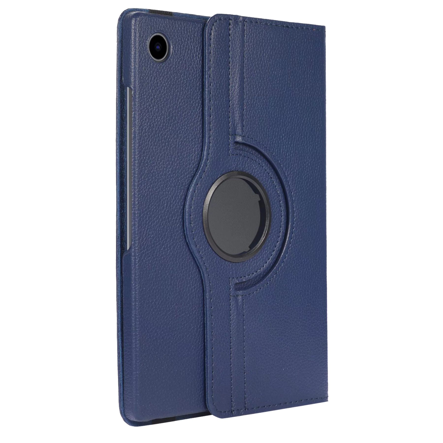Nomfy Hoes Geschikt voor Samsung Galaxy Tab A8 Hoesje Case Draaibaar 360 graden - Hoesje Geschikt voor Samsung Tab A8 Hoes Draaibaar Hoesje Cover - Donkerblauw