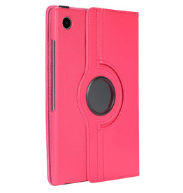 Nomfy Nomfy Samsung Galaxy Tab A8 2021 Hoes Draaibaar - Donkerroze