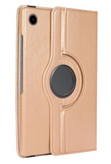 Nomfy Samsung Tab A8 2021 Hoesje Case Draaibaar 360 graden - Samsung Galaxy Tab A8 2021 Hoes Draaibaar Hoesje Cover - Goud