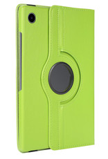 Nomfy Hoes Geschikt voor Samsung Galaxy Tab A8 Hoesje Case Draaibaar 360 graden - Hoesje Geschikt voor Samsung Tab A8 Hoes Draaibaar Hoesje Cover - Groen