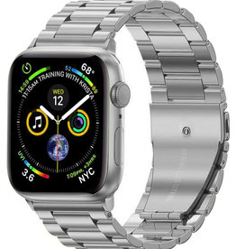 Nomfy Nomfy Apple Watch Bandje Metaal (42/44/45 mm) - Zilver