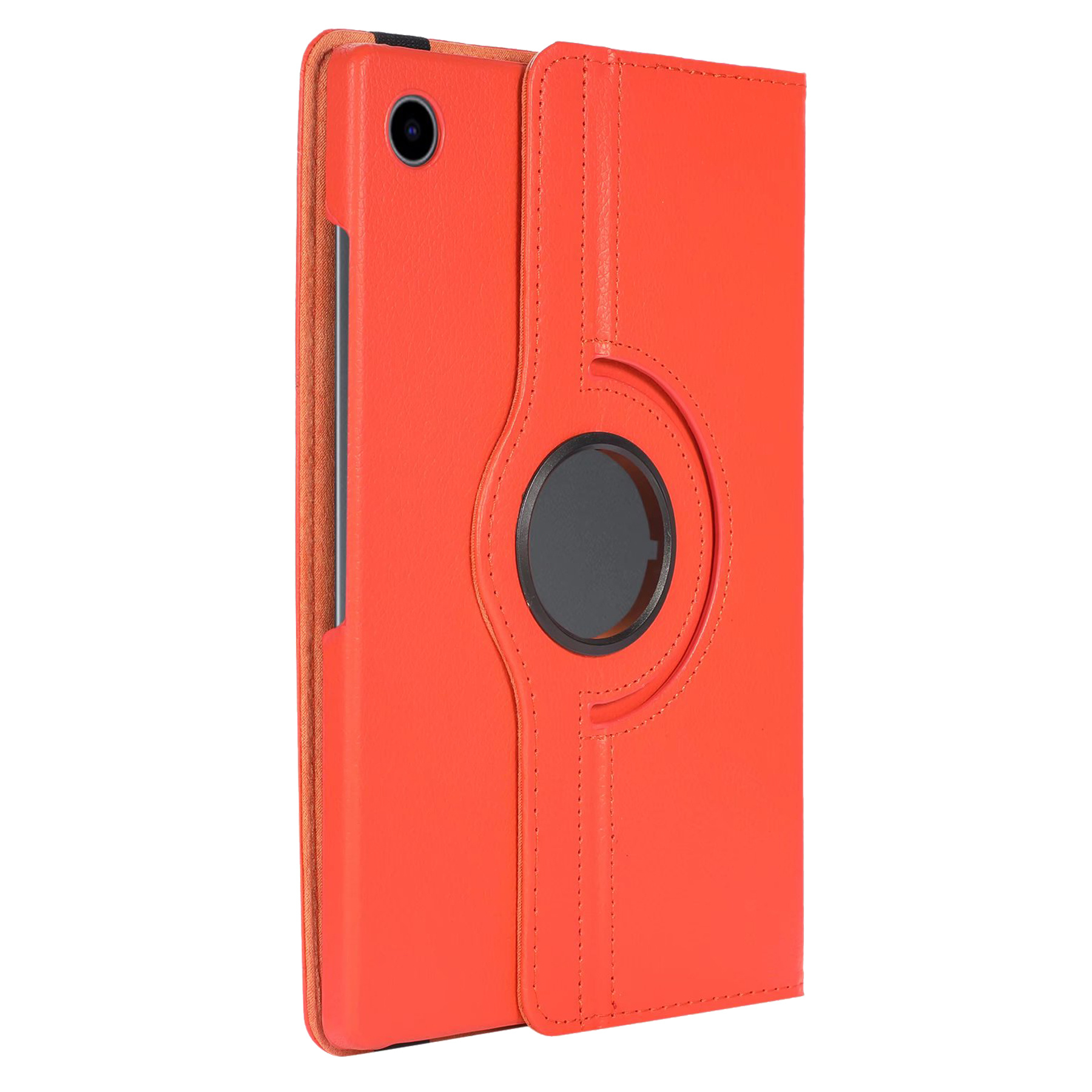 Nomfy Hoes Geschikt voor Samsung Galaxy Tab A8 Hoesje Case Draaibaar 360 graden - Hoesje Geschikt voor Samsung Tab A8 Hoes Draaibaar Hoesje Cover - Oranje