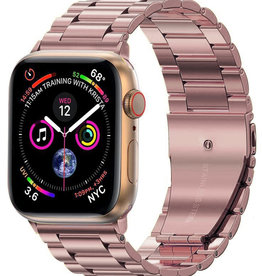NoXx NoXx Apple Watch Bandje Metaal (42/44/45 mm) - Rose Goud
