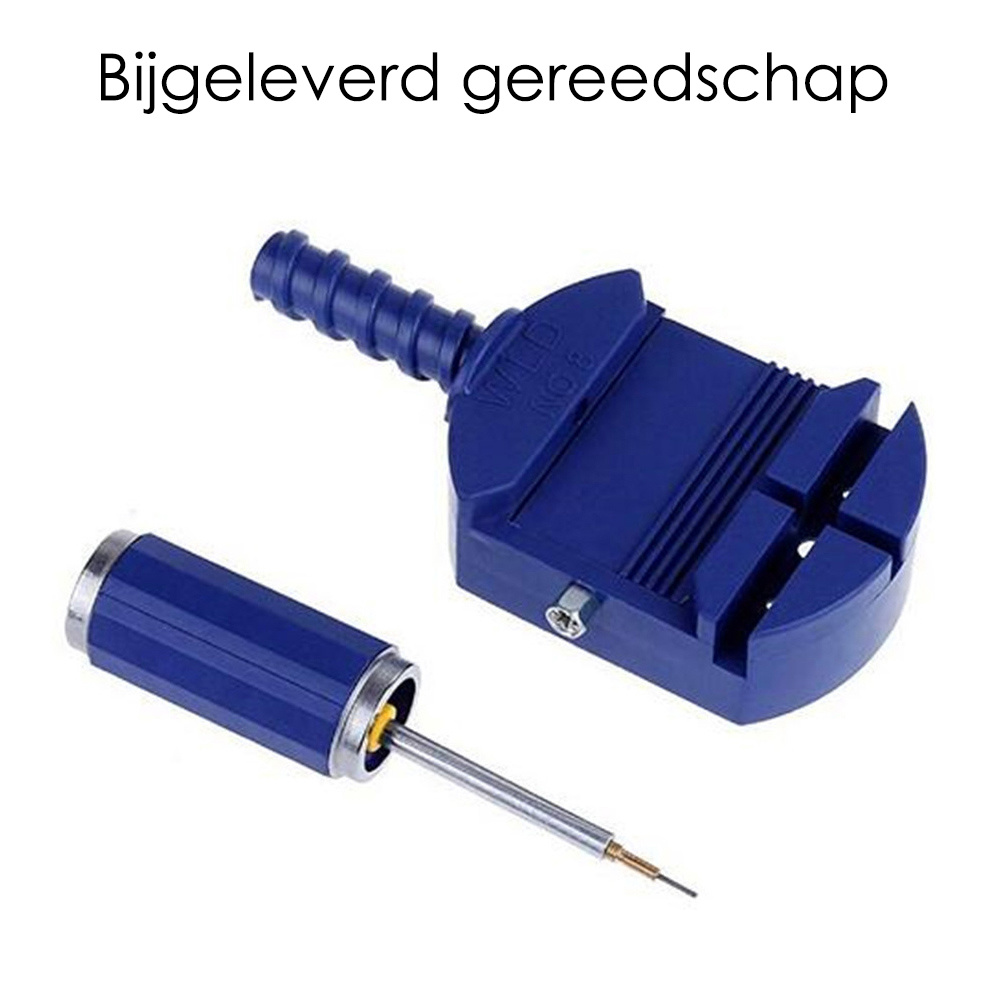 NoXx Horloge Band Geschikt Voor Apple Watch 1-8 / SE (42/44/45 mm) Roestvrij Staal Schakels - Rose Goud