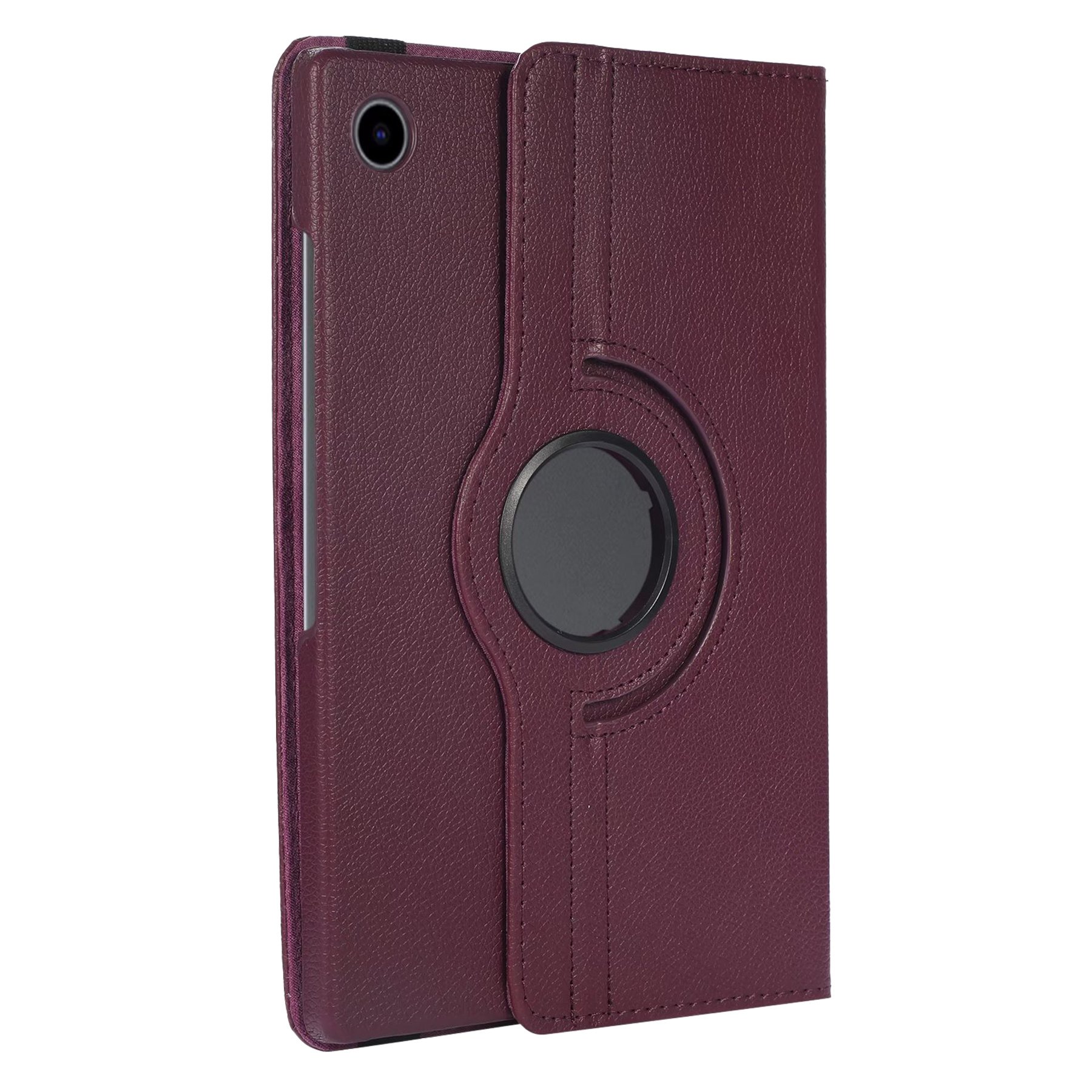 Nomfy Hoes Geschikt voor Samsung Galaxy Tab A8 Hoesje Case Draaibaar 360 graden - Hoesje Geschikt voor Samsung Tab A8 Hoes Draaibaar Hoesje Cover - Paars