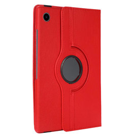 Nomfy Nomfy Samsung Galaxy Tab A8 2021 Hoes Draaibaar - Rood