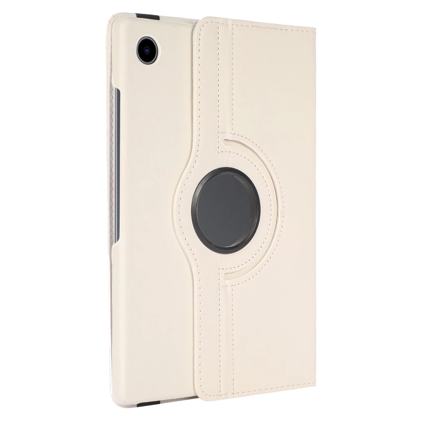 Nomfy Hoes Geschikt voor Samsung Galaxy Tab A8 Hoesje Case Draaibaar 360 graden - Hoesje Geschikt voor Samsung Tab A8 Hoes Draaibaar Hoesje Cover - Wit