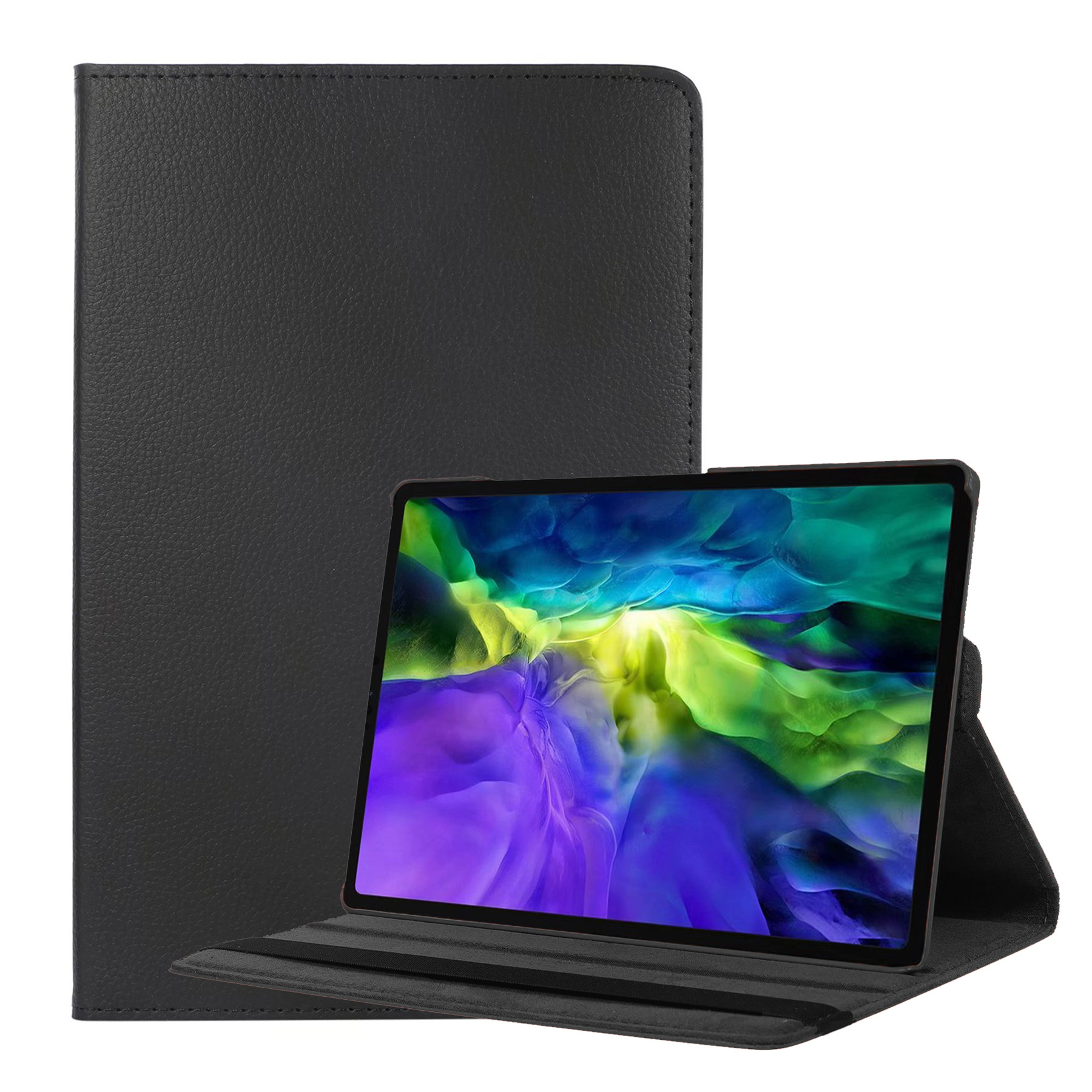 Nomfy Hoes Geschikt voor Samsung Galaxy Tab A8 Hoesje Case Draaibaar 360 graden - Hoesje Geschikt voor Samsung Tab A8 Hoes Draaibaar Hoesje Cover - Zwart