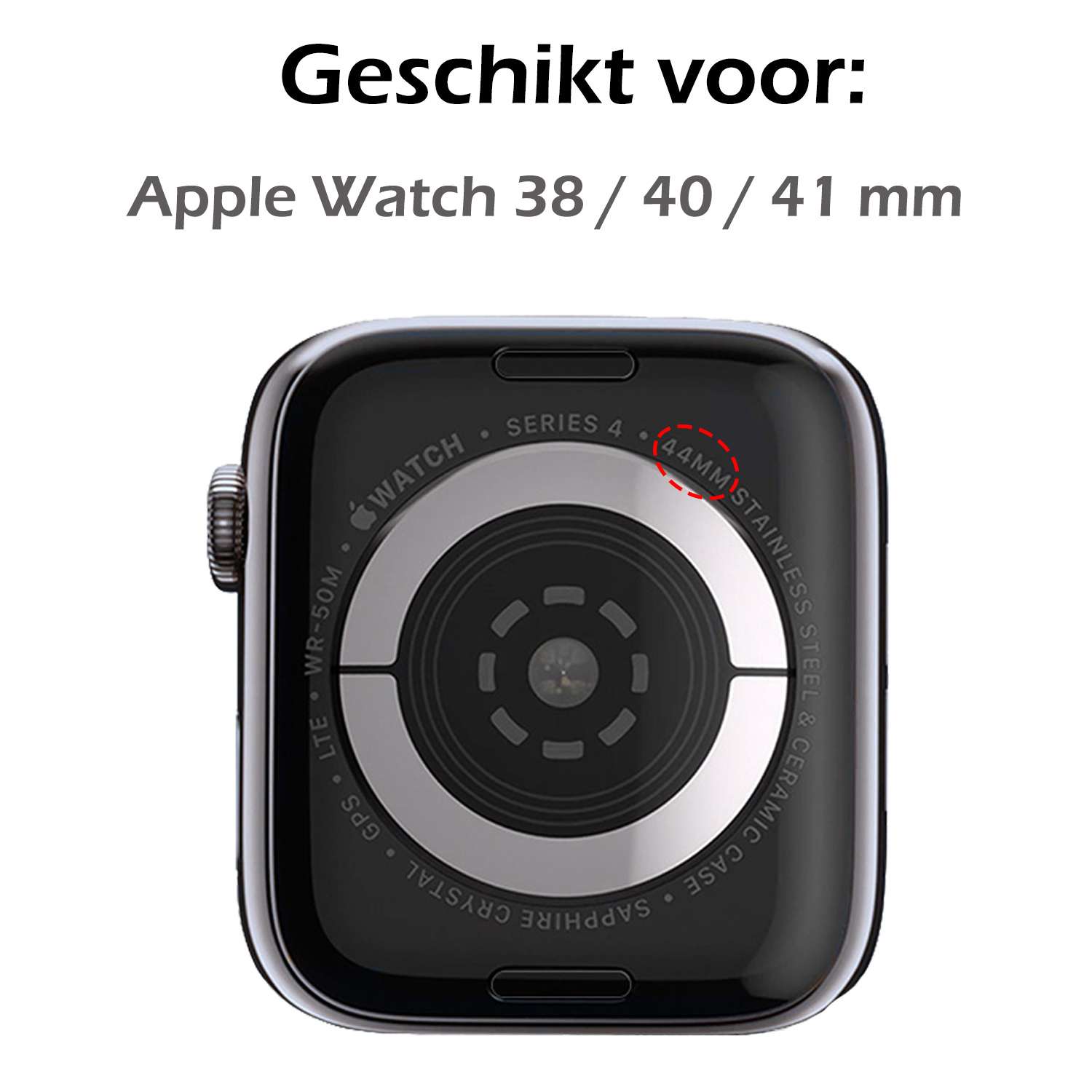 Nomfy Bandje Geschikt voor Apple Watch 1-8 / SE (38/40/41 mm) Bandje Metaal Horloge Band Schakels - Band Geschikt voor Apple Watch (38/40/41 mm) Bandje Shakels Metaal - Zilveren