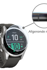 Nomfy Screenprotector Geschikt voor Garmin Fenix 7S Screenprotector Bescherm Glas - Screen Protector Geschikt voor Garmin Fenix 7S Screenprotector Tempered Glass - 3 PACK