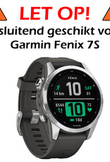 Nomfy Screenprotector Geschikt voor Garmin Fenix 7S Screenprotector Bescherm Glas - Screen Protector Geschikt voor Garmin Fenix 7S Screenprotector Tempered Glass - 3 PACK