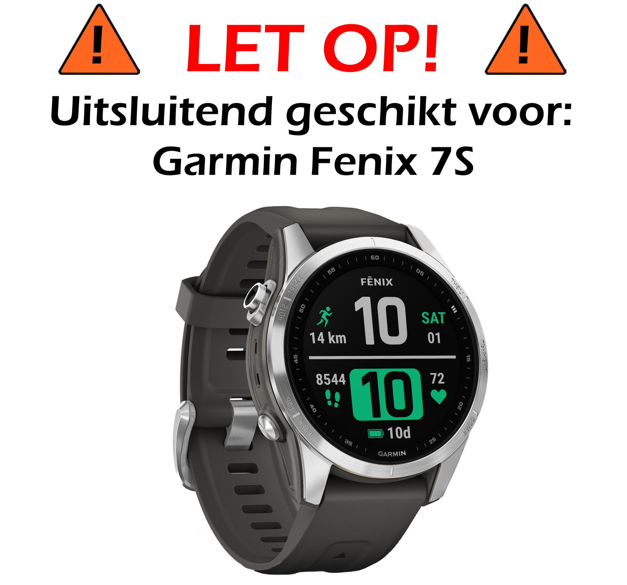 Nomfy Screenprotector Geschikt voor Garmin Fenix 7S Screenprotector Bescherm Glas - Screen Protector Geschikt voor Garmin Fenix 7S Screenprotector Tempered Glass