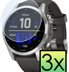 NoXx NoXx Garmin Fenix 7s Screenprotector - 3 PACK