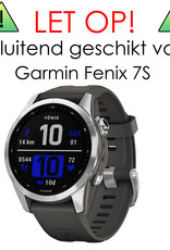 NoXx Screenprotector Geschikt voor Garmin Fenix 7S Screenprotector Tempered Glass Gehard Glas - 2x
