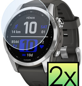 NoXx NoXx Garmin Fenix 7s Screenprotector - 2 PACK
