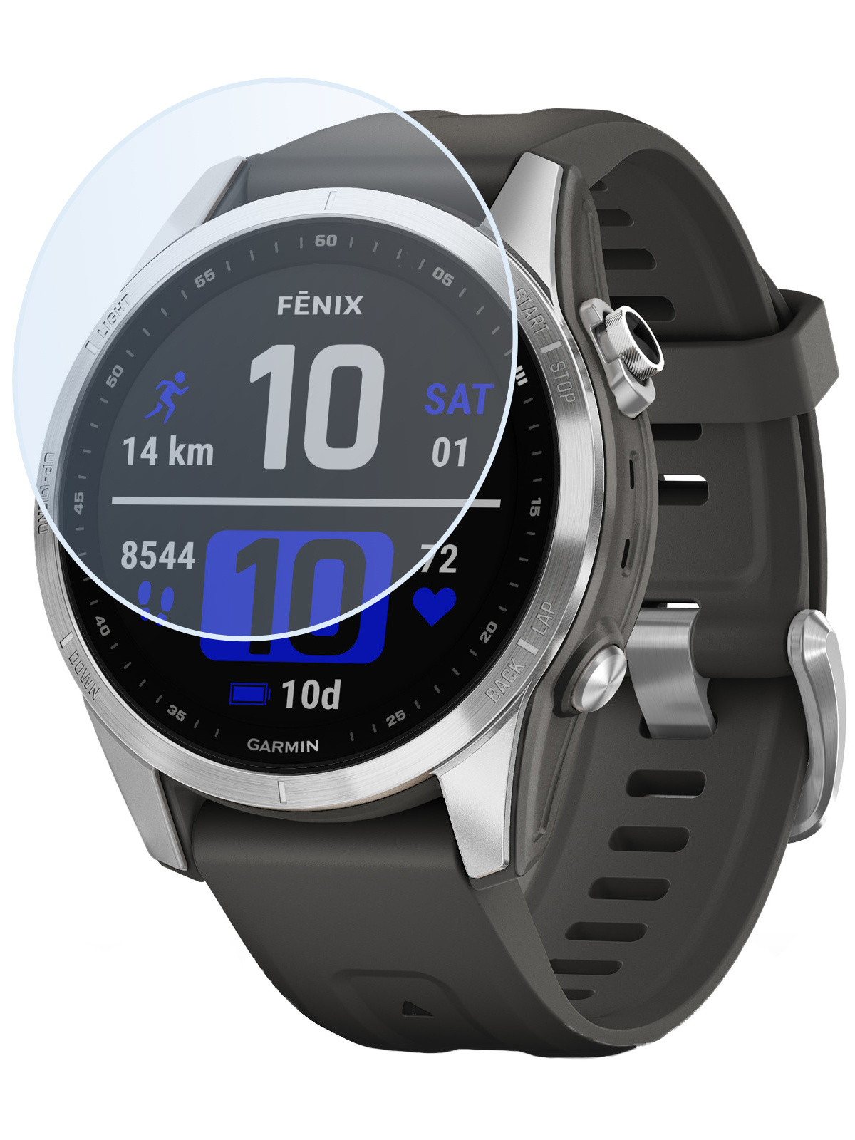 NoXx Screenprotector Geschikt voor Garmin Fenix 7S Screenprotector Tempered Glass Gehard Glas