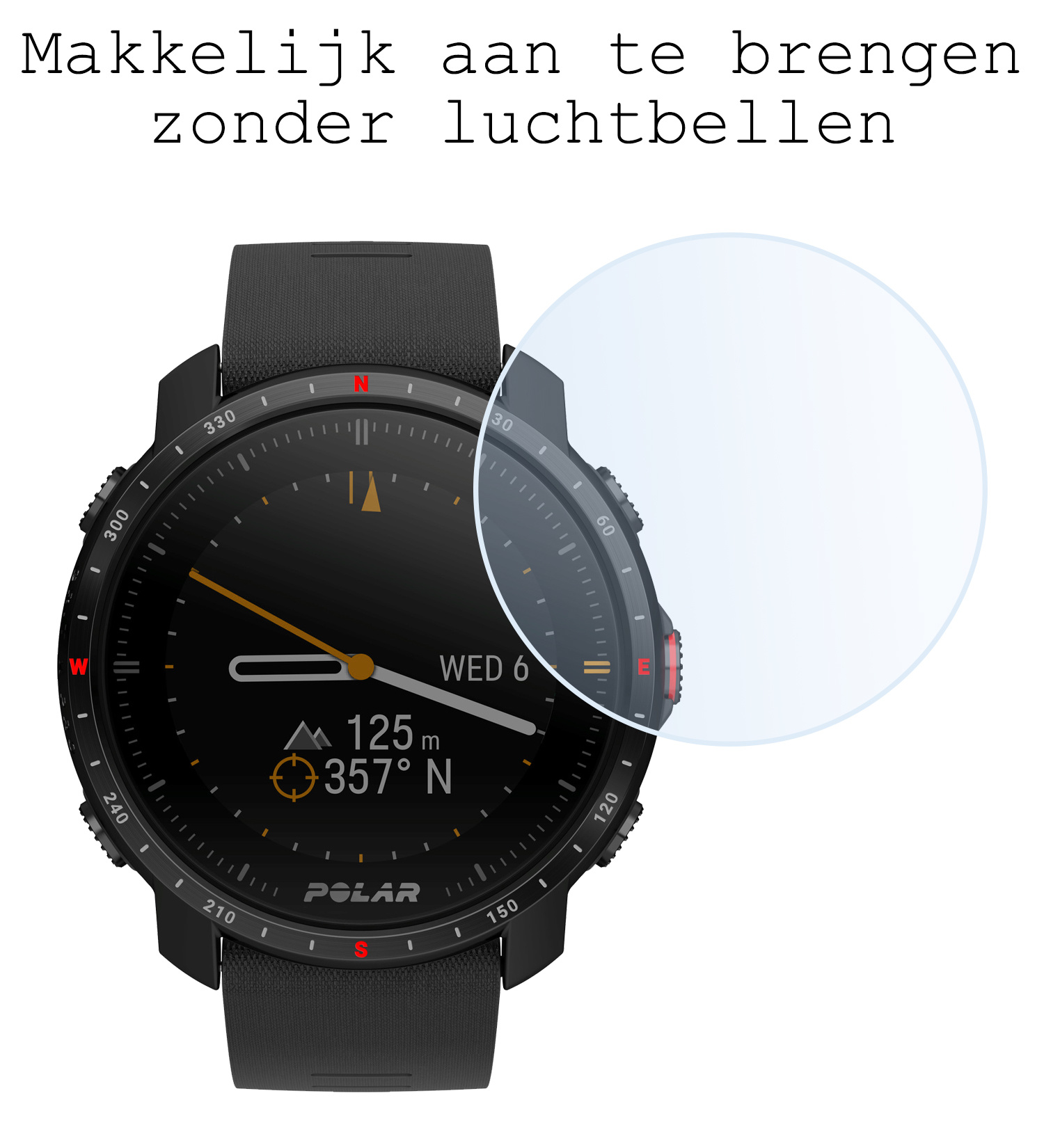 BASEY. Screenprotector Geschikt voor Polar Grit X Pro Screenprotector Tempered Glass Beschermglas - Screenprotector Geschikt voor Polar Grit X Pro Screen Protector - 2 Stuks