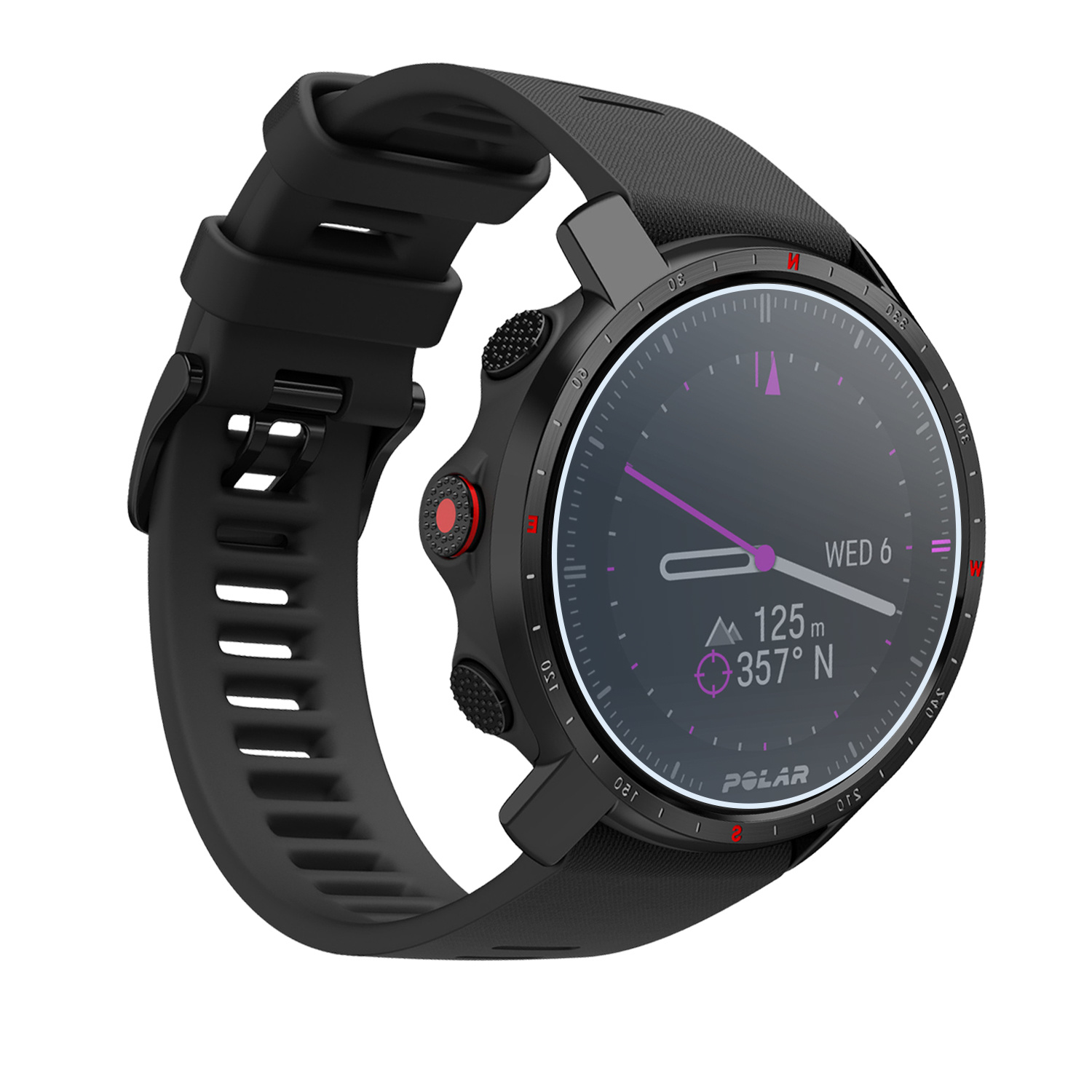 Nomfy Screenprotector Geschikt voor Polar Grit X Pro Screenprotector Bescherm Glas - Screen Protector Geschikt voor Polar Grit X Pro Screenprotector Tempered Glass - 3 PACK