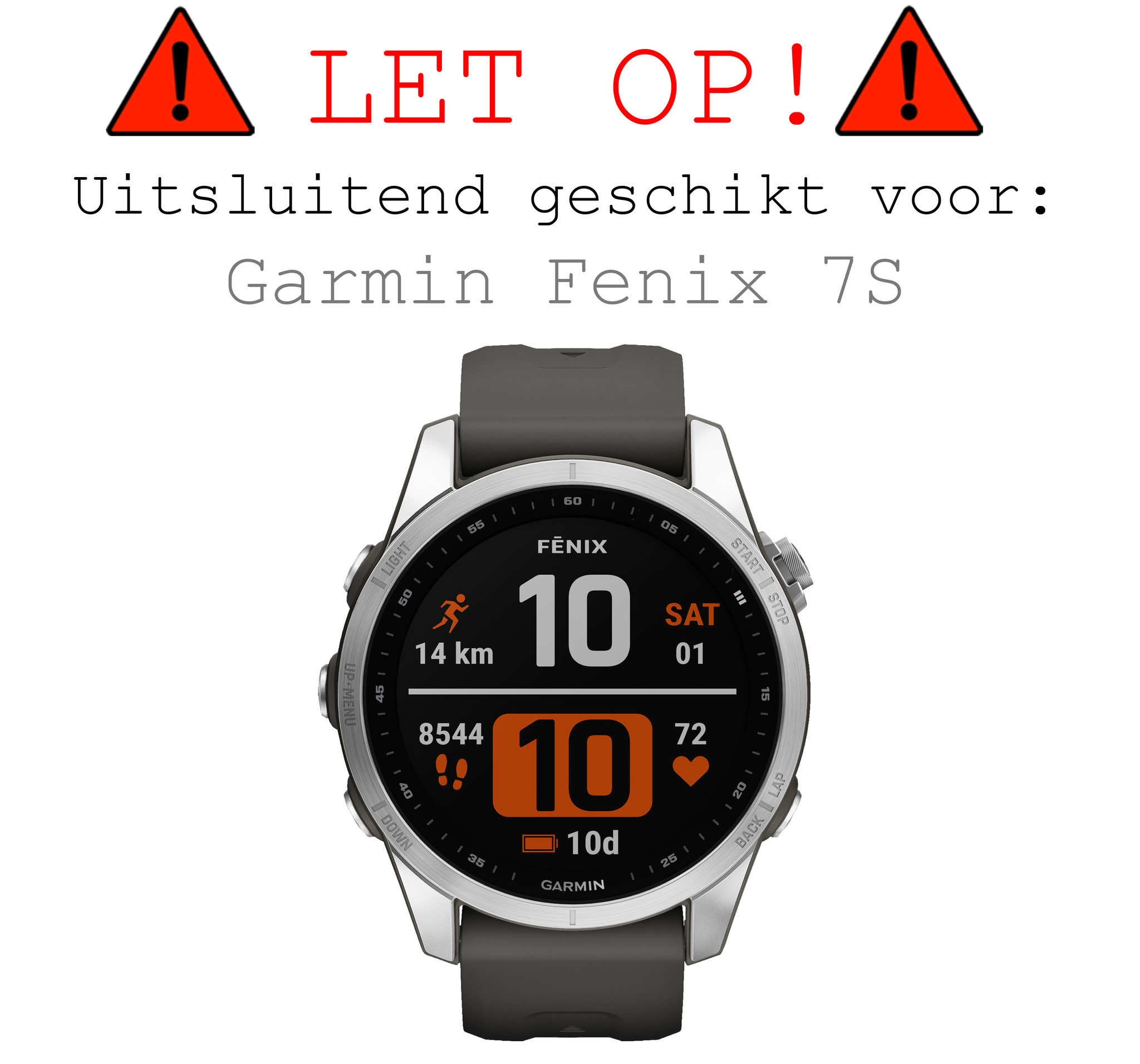 BASEY. Screenprotector Geschikt voor Garmin Fenix 7S Screenprotector Tempered Glass Beschermglas - Screenprotector Geschikt voor Garmin Fenix 7S Screen Protector - 3 Stuks