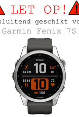 BASEY. Screenprotector Geschikt voor Garmin Fenix 7S Screenprotector Tempered Glass Beschermglas - Screenprotector Geschikt voor Garmin Fenix 7S Screen Protector - 2 Stuks