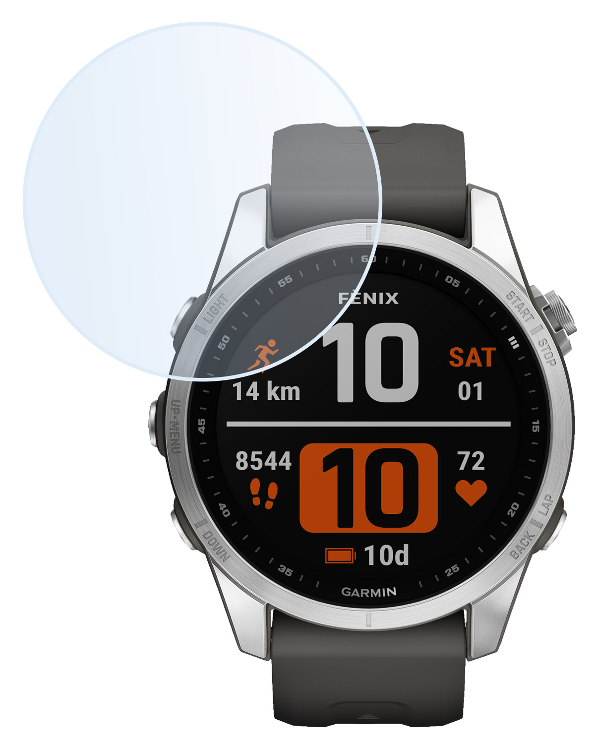 BASEY. Screenprotector Geschikt voor Garmin Fenix 7S Screenprotector Tempered Glass Beschermglas - Screenprotector Geschikt voor Garmin Fenix 7S Screen Protector