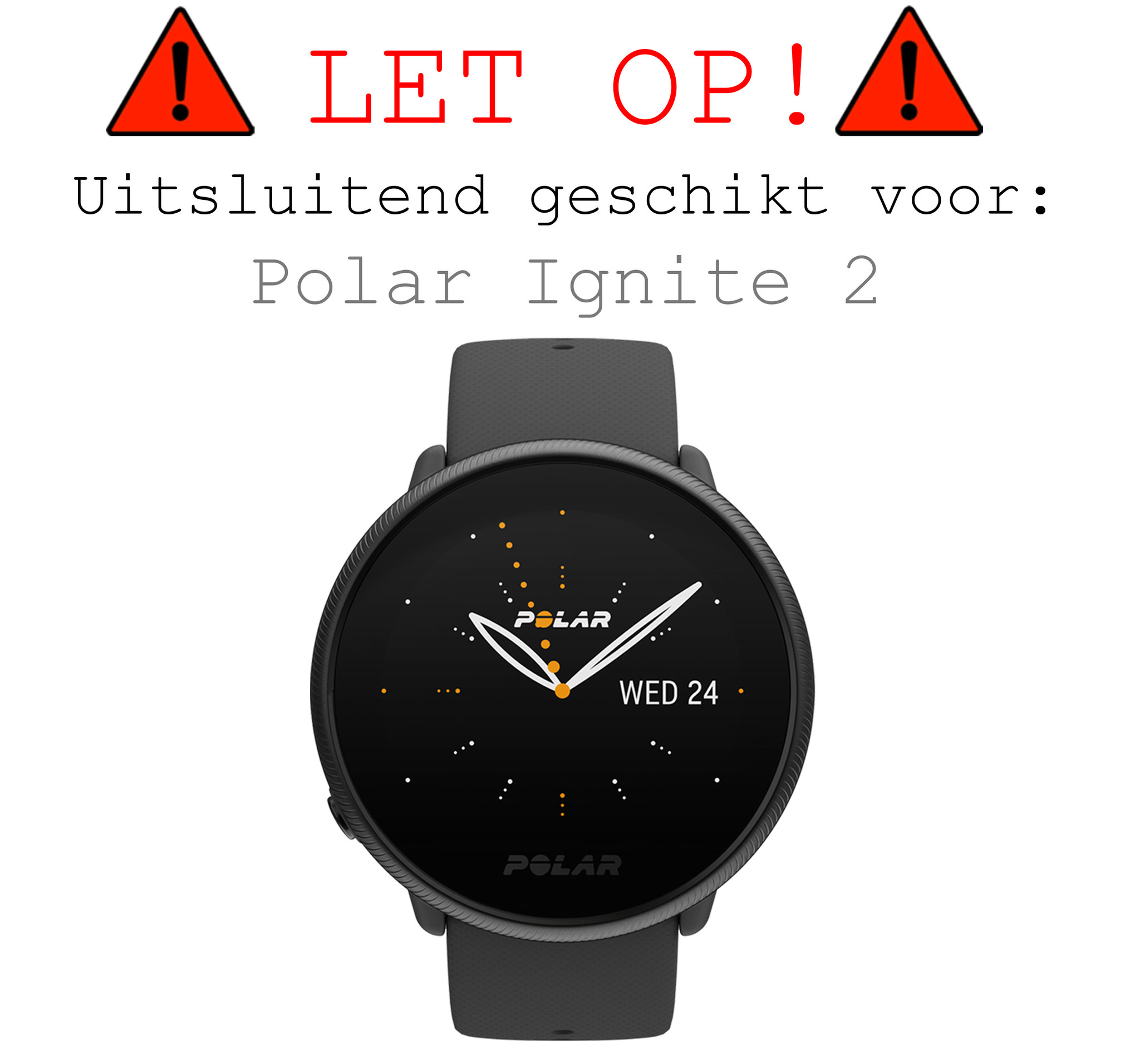 BASEY. Screenprotector Geschikt voor Polar Ignite 2 Screenprotector Tempered Glass Beschermglas - Screenprotector Geschikt voor Polar Ignite 2 Screen Protector